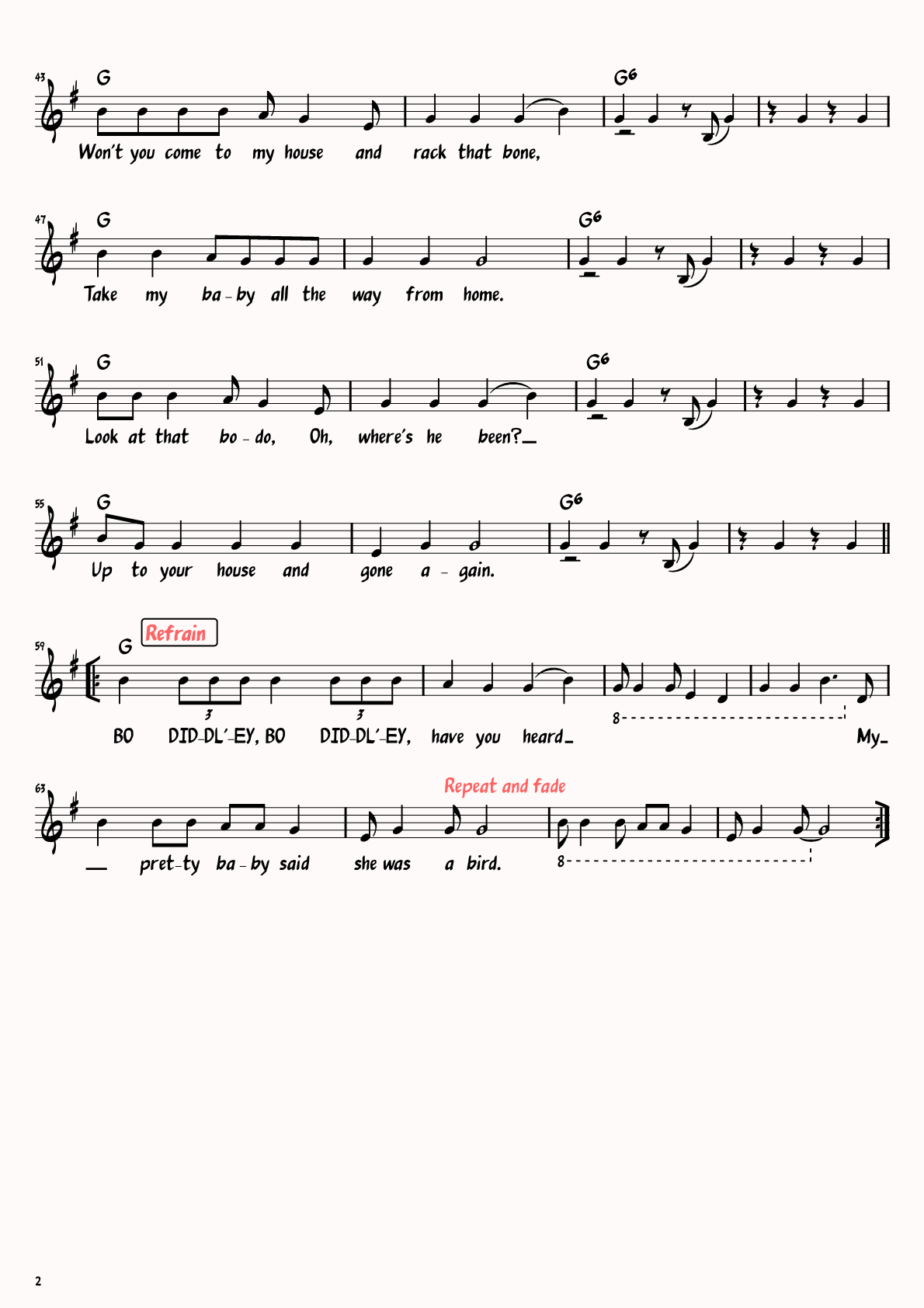 Sheet Music